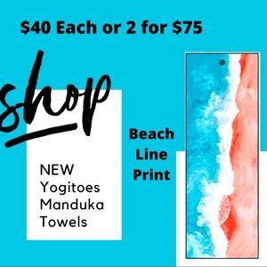 NEW Manduka Yogitoes Towels-priced separately